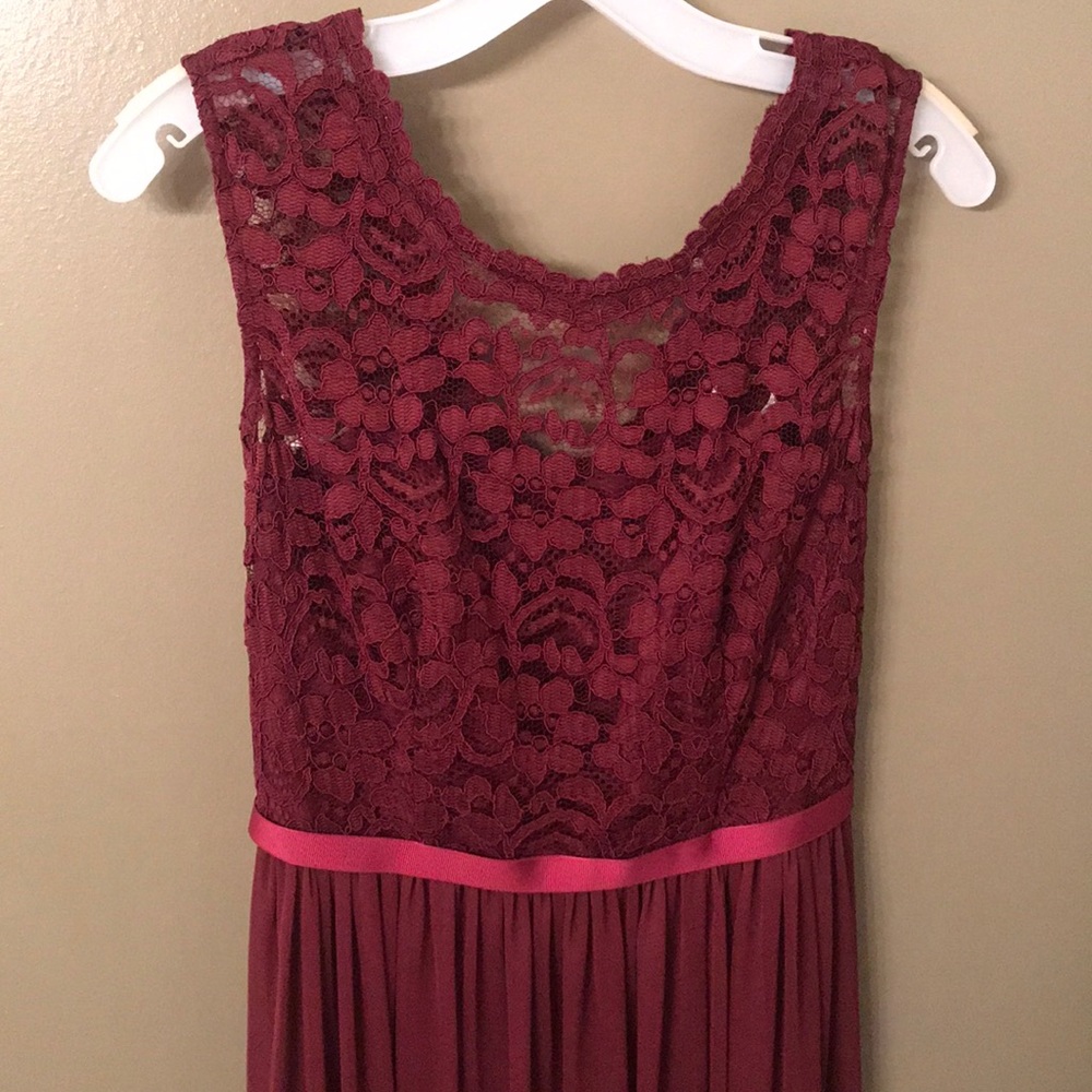 Brand New David’s Bridal Wine Bridesmaid Dress